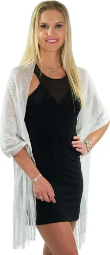 Vista 4 de ShineGlitz - Chales y mantones elegantes para mujer, para usar con ropa y vestidos de noche