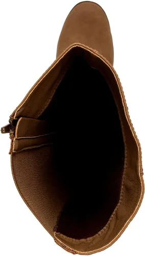 Vista 4 de Nautica Botas altas hasta la rodilla para mujer, elegantes botas de vestir con cremallera lateral para otoño e invierno, cómodas y fáciles de llevar
