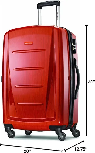 Vista 110 de Samsonite Winfield 2 Equipaje rígido con ruedas giratorias, Azul profundo, Juego de 3 piezas (20/24/28)