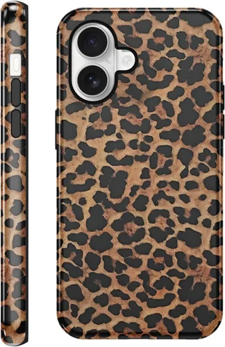 Vista 98 de Funda de teléfono con estampado de guepardo para iPhone 7/8/SE 2020/2022 de 4.7 pulgadas, funda de lujo con diseño de leopardo marrón coqueta a