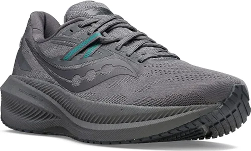 Vista 5 de Saucony Tenis de correr Triumph 20 para hombre, NegroBlanco