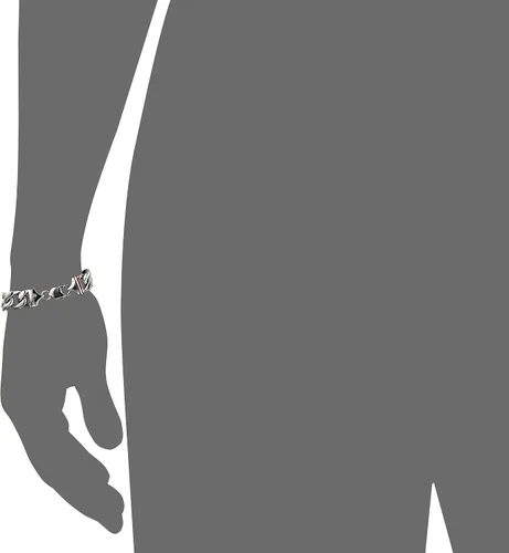 Vista 3 de Tommy Hilfiger Pulsera de cadena de acero inoxidable para hombre color plata modelo 2700261 Acero inoxidable