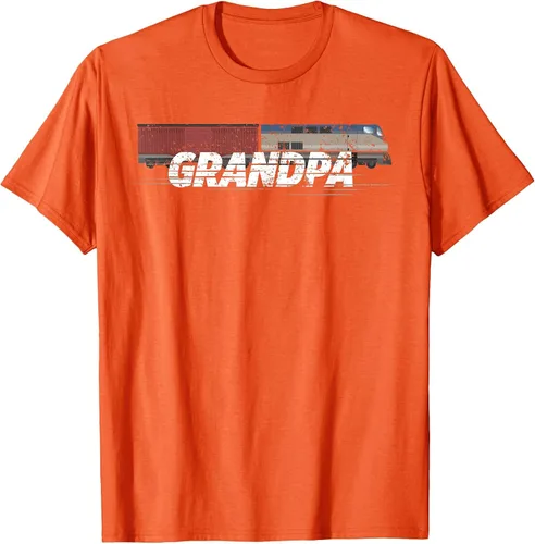 Vista 14 de RC Model Train Shirt Grandpa Train Boxcar HO Scale T-Shirt Negro