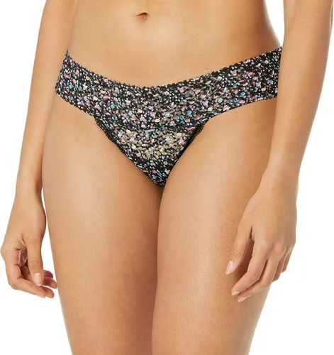 Vista 18 de Maidenform Panty Dream con tanga de encaje para mujer Mantequilla de Canela/Cacao Cálido/Negro