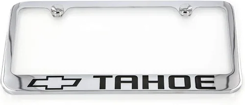 Vista 2 de Chevrolet Tahoe Soporte de marco de matrícula de metal cromado