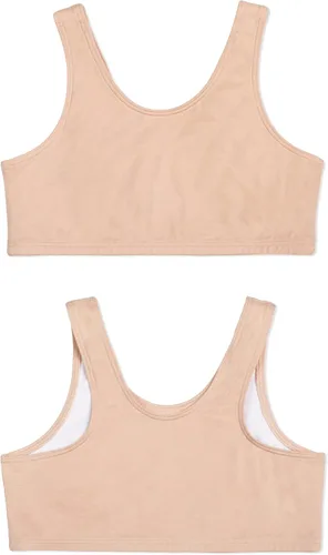 Vista 4 de Fruit of the Loom Sujetador deportivo elástico de algodón para niña