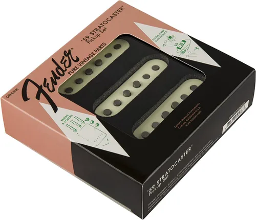 Vista 2 de Fender Pure Vintage '59 Strat Pickup Set Vintage Blanco