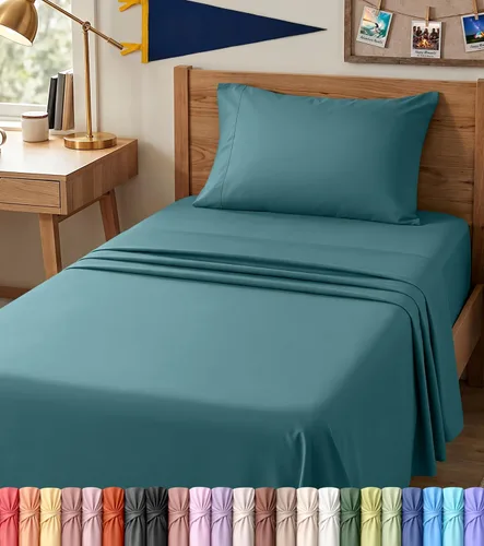 Vista 67 de Utopia Bedding - Juego de sábanas de microfibra cepillada, resistente al encogimiento y a la decoloración, de fácil cuidado, 3 piezas, tamaño Beige