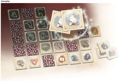Vista 5 de Ravensburger Juego de memoria de coleccionista de Harry Potter, pares de fotos a juego para niños a partir de 6 años