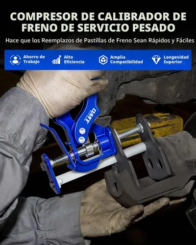 Vista 2 de OMT Herramienta de compresor de pistón de pinza de freno para almohadilla doble individual