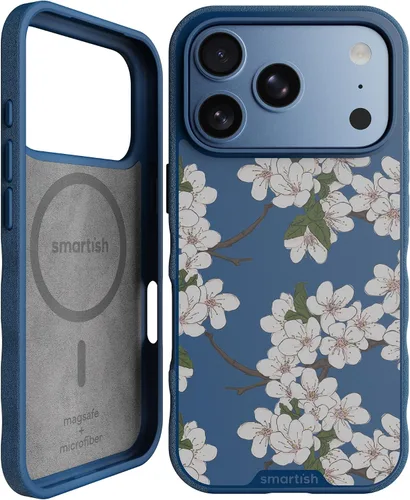 Vista 116 de Smartish iPhone 11 Pro Max Slim MagSafe, Gripmunk, agarre magnético delgado Asunto de corbata negra (MagSafe)