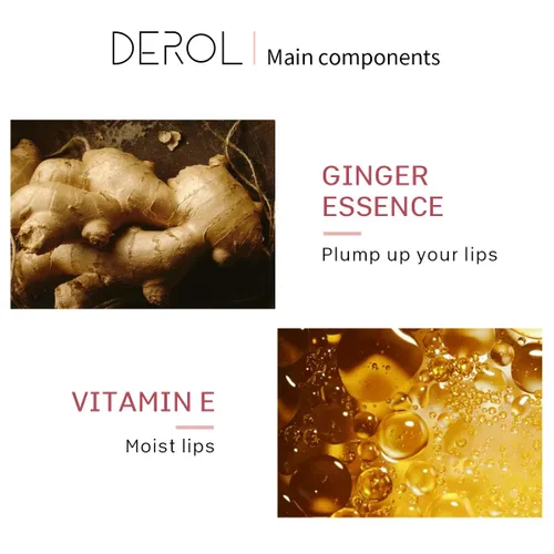 Vista 3 de Plumper labial, natural Lip Plumper, brillo de labios, brillo de labios, brillo de labios, realzador de labios que hace que los labios sean más