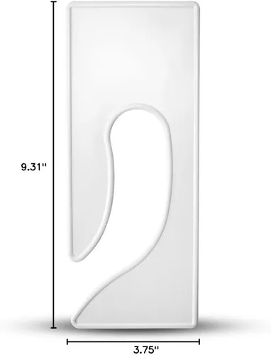 Vista 8 de Divisores rectangulares y cantidades en blanco King (8, negro)