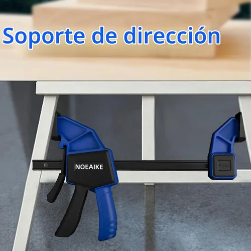 Vista 6 de Abrazaderas de Barra para Carpintería, Juego de 4 Abrazaderas de Madera de 12 Pulgadas de Uso Ligero para una Mano, Abrazaderas de Agarre