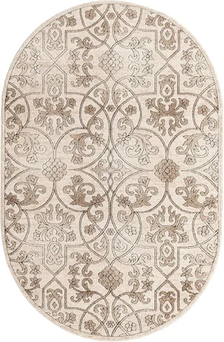 Vista 8 de Unique Loom Rushmore Collection - Alfombra de área Washington (2 pies x 5 pies 1 pulgada, beige oscuro/beige)