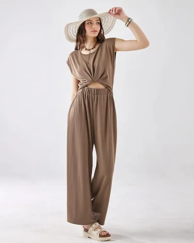 Vista 5 de noflik Women's Open Front Jumpsuit