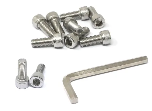Vista 272 de iexcell Kit de tornillos de cabeza hexagonal de acero inoxidable 304, 100 unidades M2 x 0.157 in, paso de rosca de 0.016 in