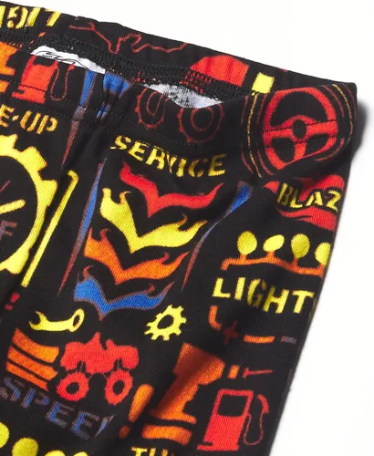 Vista 3 de Blaze and the Monster Machines Conjunto de pijama de manga larga de 4 piezas para niños pequeños