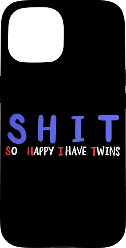 Vista 6 de Twins Dad Twins Mom Funny Twins Parents Of Twins New Parents Case for iPhone 16