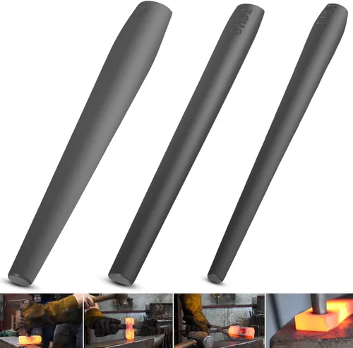 Vista 7 de Blacksmith Drift Kit de herramientas de martillo de herrero para pinzas de forja, Tomahawk, hacha (paquete de 3)