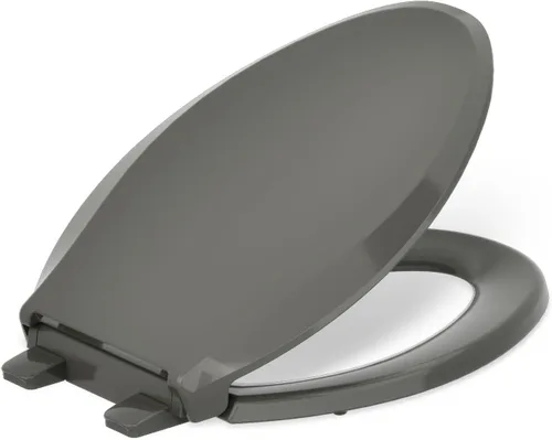 Vista 33 de KOHLER 4639-RL-0 Cachet ReadyLatch Asiento de inodoro redondo con cierre suave, color blanco