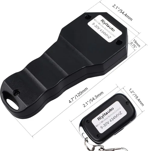 Vista 5 de Kit de control remoto de cabrestante inalámbrico para coche, camión, Jeep, ATV, SUV, 12V, interruptor de auricular, recuperación, inalámbrico
