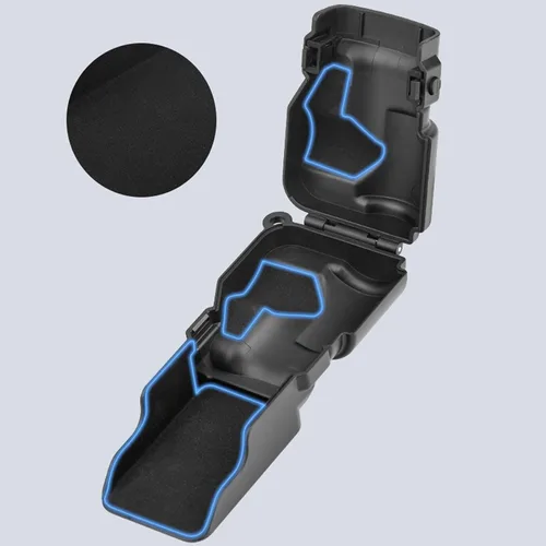 Vista 5 de Gugxiom Funda protectora para Osmo 3 Accesorios, Gimbal de plástico Protector de pantalla Tapa protectora de lente (negro)