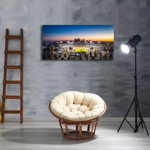 Vista 4 de Póster impreso del estadio Los Ángeles Los Ángeles Los Ángeles Los Ángeles Los Ángeles Los Ángeles Dodger para decoración del hogar, póster