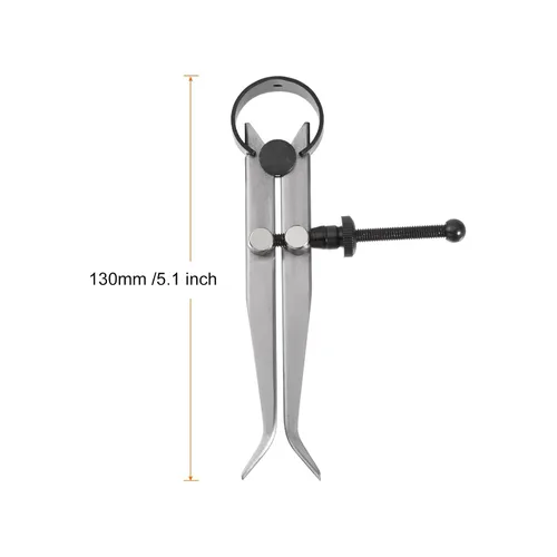 Vista 2 de HARFINGTON Pinza de junta de resorte de 4 pulgadas / 3.937 in de resorte ajustable dentro de la pinza con tuerca sólida para torno de madera trabajo