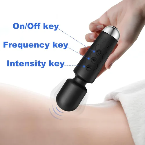 Vista 6 de Personal Massager, Micro Wireless Massager, Powerful Combination of Functions, Waterproof and Portable, Suitable for Neck, Leg and Hand Pain, Deep