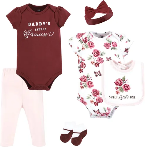 Vista 21 de Hudson Baby Juego de canastilla de algodón unisex para bebé Arcos de ballet Bunny