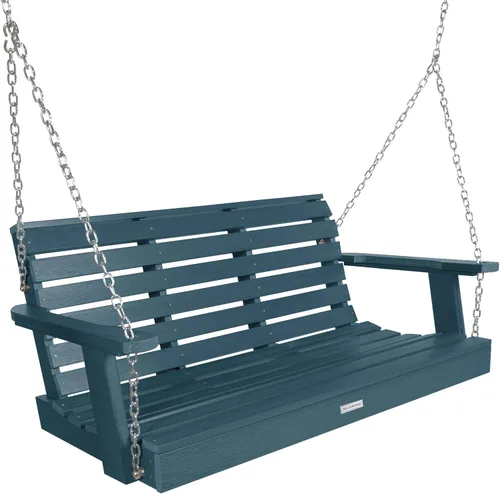 Vista 13 de highwood Weatherly - Columpio para porche, 4 pies, color negro