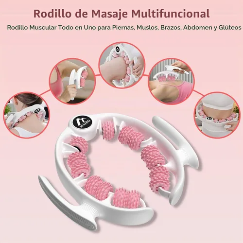 Vista 2 de MAIBO - Removedor de celulitis para piernas, rodillo de celulitis, herramienta de masaje de drenaje linfático, rodillo muscular de piernas