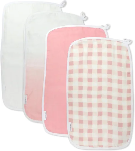 Vista 16 de HonestBaby Paños para eructos multicapa de algodón orgánico para bebés, paquete múltiple, juego de patrones, talla única de EE Paquete de 5 patrones