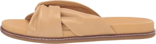 Vista 8 de Sperry Sandalia plana con correa cruzada dorada para mujer, Oro