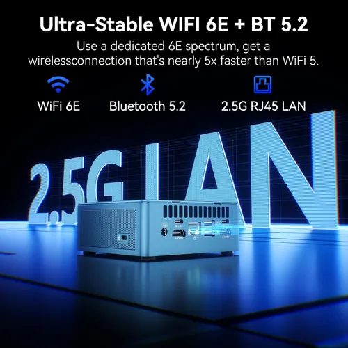 Vista 8 de GEEKOM (2026 Nuevo negocio 24/7 estable IT12 Mini PC con Intel i3-12300HE Industrial Mini Computer(3-Year Coverage) ,16GB RAM/512GB SSD