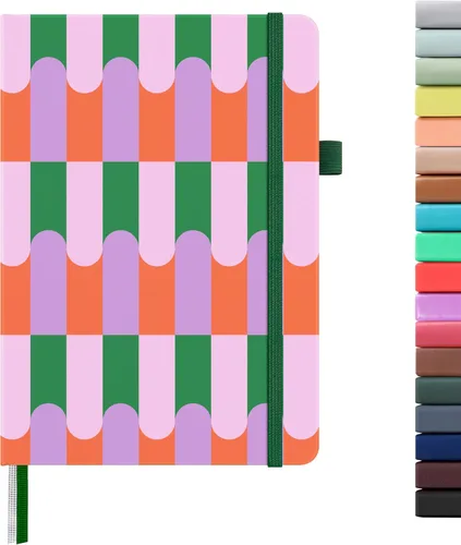 Vista 104 de ⩓ Per Se Cuaderno de Diario con Líneas (3 Paquetes), 160 Páginas Papel Grueso 100GSM, A5 Tapa Dura Cuadernos con Rayas Universitarias para Escribir