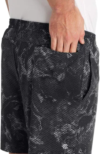 Vista 4 de Champion Pantalones cortos de correr para hombre, entrepierna de 7