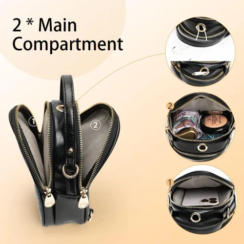 Vista 4 de APHISON Bolsos pequeños de moda, bolso de hombro, bolso cruzado para mujer