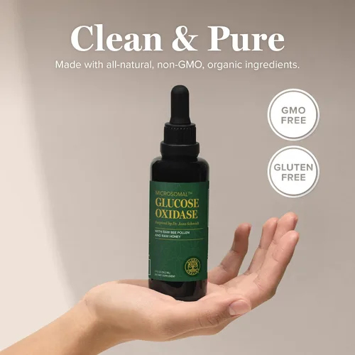 Vista 5 de Global Healing Glucosa Oxidasa - 2 Fl Oz