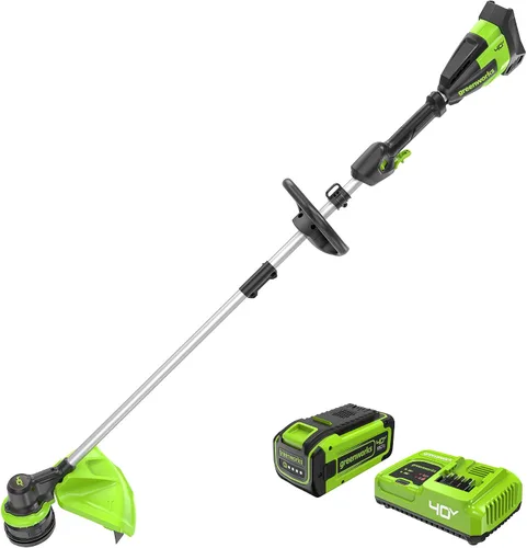 Vista 8 de Greenworks - Desbrozadora de 15 pulgada y 40 V Torqdrive, solo herramienta
