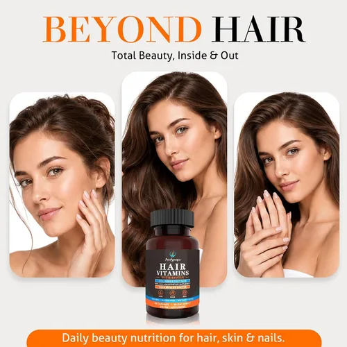 Vista 4 de Hair Vitamins with Biotin 5600 mcg, Collagen & Hyaluronic Acid