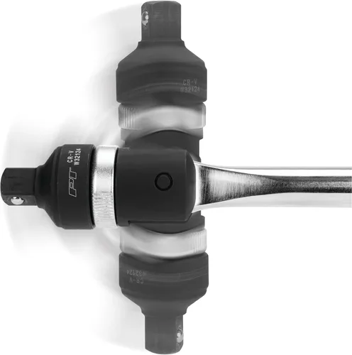 Vista 5 de Performance Tool W32124 Herramienta manual de mejoras para el hogar con mango flexible de alto par de torsión de 1/2 pulgada, negro/plata, 18