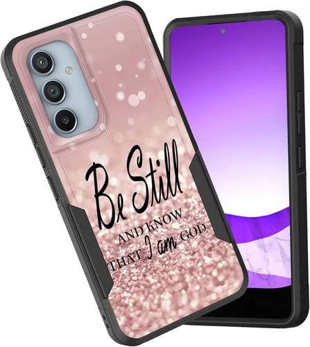 Vista 105 de Funda para Galaxy A15 5G, doble capa híbrida resistente a prueba de golpes, policarbonato duro, silicona suave, TPU, funda protectora para Samsung