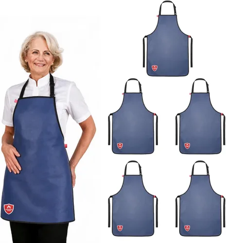 Vista 8 de Prepared Hero Delantal ignífugo para mujeres y hombres, se dobla como manta Gris
