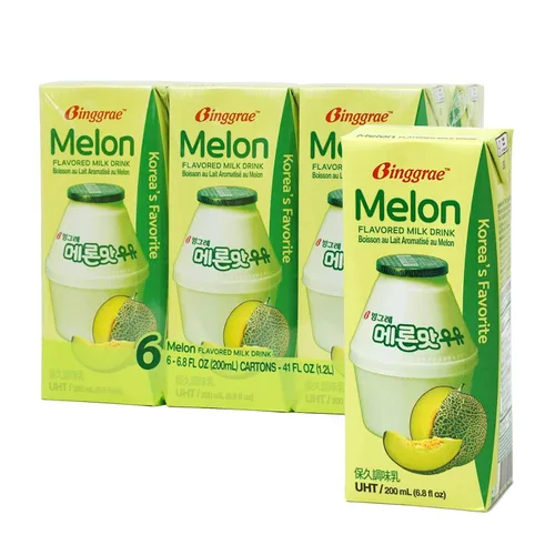 Vista 14 de Binggrae Bebida de Leche con Sabor a Plátano – Bebida Coreana Dulce y Cremosa – Cartones Estables en Estante de 6.8 fl oz – Paquete de 6