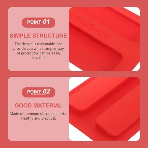 Vista 7 de UPKOCH Protector de tapa de tostadora de silicona para máquinas de pan, prevención de polvo y suciedad, accesorio de cocina práctico y resistente