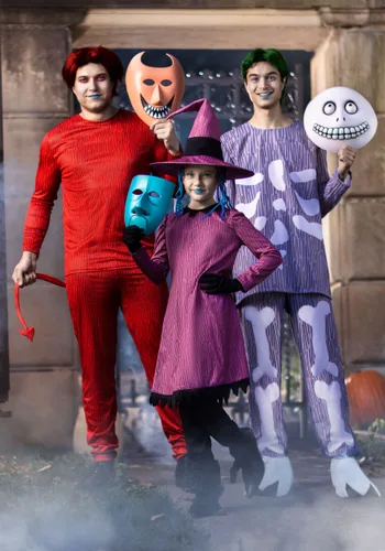 Vista 2 de Disfraz de Lock de Disney Pesadilla Antes de Navidad para Adultos Multicolor