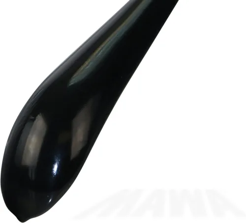 Vista 2 de Mawa by Reston Lloyd BodyForm Series - Percha de ropa extra ancha antideslizante que ahorra espacio para chaquetas, trajes y abrigos, 18 1/4 Negro