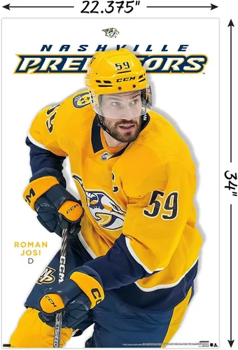 Vista 28 de Trends International NHL Nashville Predators - Póster de pared Roman Josi Feature Series 23